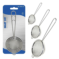 Набор сит. 3шт 7,8,9см 