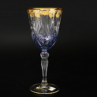 Набор фужеров 6шт Timon s.r.l. water  Blue Gold