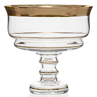 Фруктовница 32см с золотом Evpas