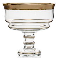 Фруктовница 32см с золотом Evpas