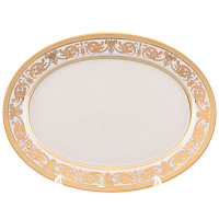 Блюдо овальное 36см 1шт Imperial Cream Gold