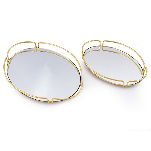 Набор подносов 2шт Gold