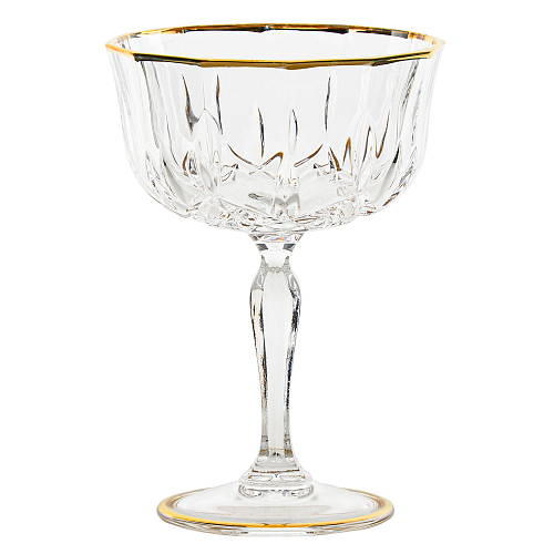 Набор креманок 240мл 6шт Opera Golden Rim AS Crystal