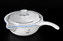 Ковш с крышкой 24см Гуси