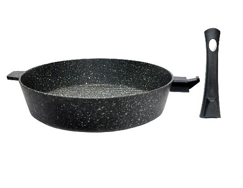 Сковорода 66см Гриль, с усилен. съем.пластик.ручк, ПК Сковорода 66см Гриль, с усилен. съем.пластик.ручк, ПК