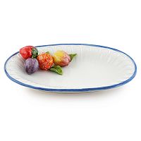 Поднос овальный 35*25см Фрукты Annaluma