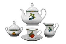 Сервиз чайный 6пер 15пр Мэри-Энн Фрукты Rudolf Kampf