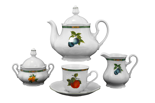 Сервиз чайный 6пер 15пр Мэри-Энн Фрукты Rudolf Kampf Сервиз чайный 6пер 15пр Мэри-Энн Фрукты Rudolf Kampf