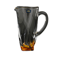 Графин 1,1л Quadro желтый Crystalite Bohemia