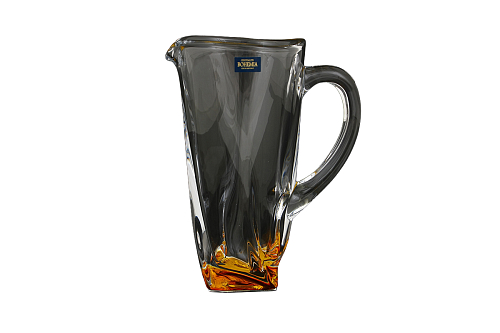 Графин 1,1л Quadro желтый Crystalite Bohemia