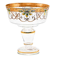 Конфетница 20см золото Star Crystal