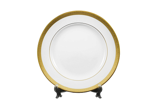Блюдо круглое 32см Constanza Creme Gold 9349