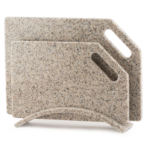 Набор досок на подставке 2шт Мрамор Mastony