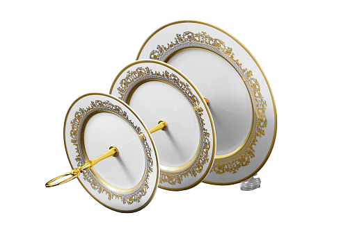 Горка 3х ярусная 1шт Constanza Creme Gold 9359