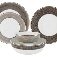 Обеденный сервиз  21пр 6пер Мокко Naomi