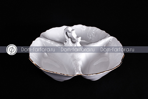 Менажница 24см Белый узор Bernadotte