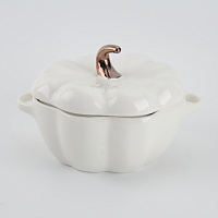 Форма для запекания 700мл Pumpkin white Royal Classics