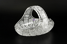 Корзинка 25,5см хрусталь 