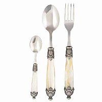 Набор столовых приборов 36пр Siena Antique Champagne Steel Domus Design