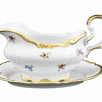 Соусник 0,5л 1шт Мейсенский цветок Queen's Crown