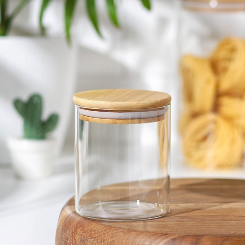 Банка для сыпучих продуктов 450мл Эко