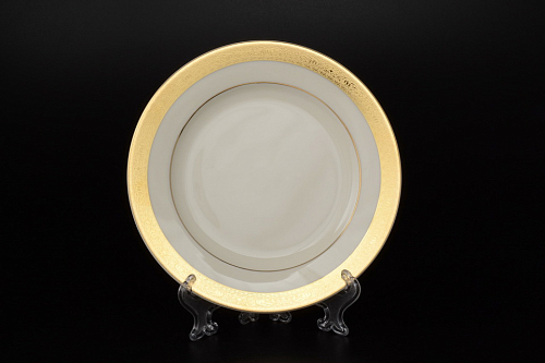 Набор тарелок 21см 6шт Constanza Creme Gold 3064