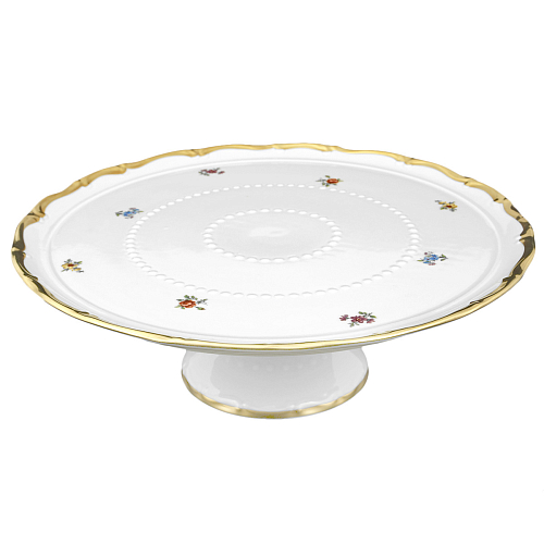 Тортница н/н 32см слоновая кость Мария Луиза Carlsbad