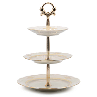 Горка 3 яруса Доминик слоновая кость Мария Луиза Thun