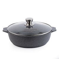 Жаровня 4л с крышкой Premium Gray Мечта