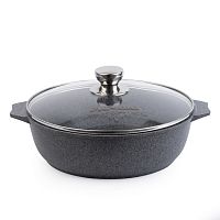 Жаровня 4л с крышкой Premium Gray Мечта