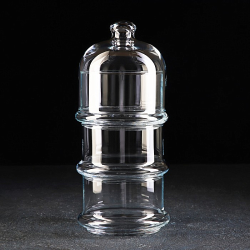 Набор ёмкостей 3шт 500мл с крышкой Villa Patisserie