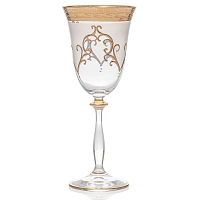 Набор фужеров Версаче Анжела с/ф золото 6шт Balvinglass