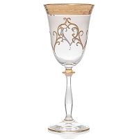 Набор фужеров Версаче Анжела с/ф золото 6шт Balvinglass