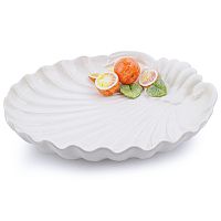 Блюдо 37см ракушка Апельсин Annaluma