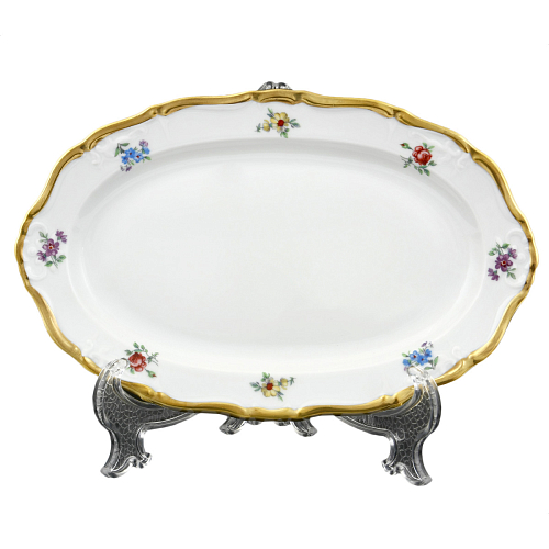 Селедочница 24см Мария Луиза Белая матовая