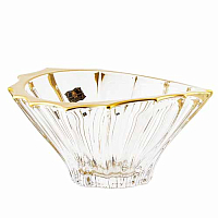 Салатник 22см Plantica Матовое золото As Crystal