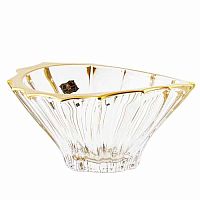 Салатник 22см Plantica Матовое золото As Crystal