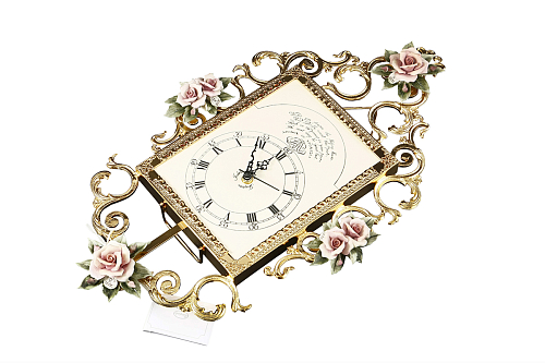 Часы Rozaperla Розовый цветок