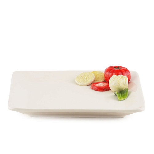 Блюдо 26см квадратное Mozzarella Annaluma