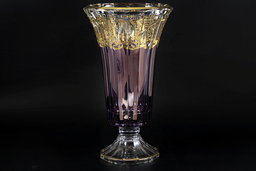 Ваза н/н Timon s.r.l. Doge Vase violet gold