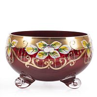 Тройножка 16см золото гранат(кор=36шт) Star Crystal