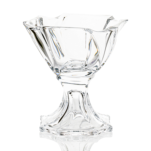 Конфетница 19,5см на ножке Neptune Crystalite Bohemia