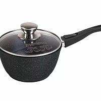 Ковш 1,7л со с/ручкой Гранит black Мечта