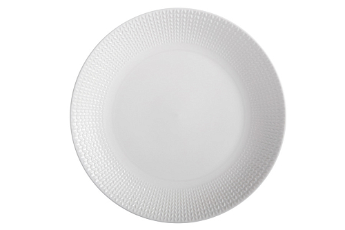 Набор тарелок обеденных белый 27 см 6 шт Corallo