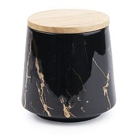 Банка для сыпучих продуктов 550мл черная