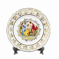 Набор тарелок 25см 6шт Аристократ Мадонна Queen's Crown
