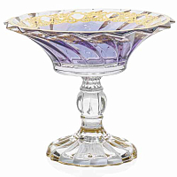 Конфетница 21см н/н Timon s.r.l. Piccadili steam violet gold