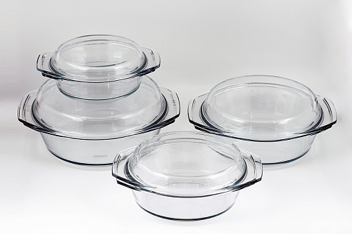 Набор кастрюль с крышками 8 предметов (кор=2наб)