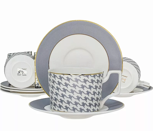 Набор кофейных пар 12пр 120мл Earl grey в под.уп.