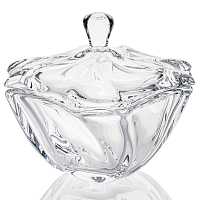 Конфетница 13см с крышкой Neptune Crystalite Bohemia
